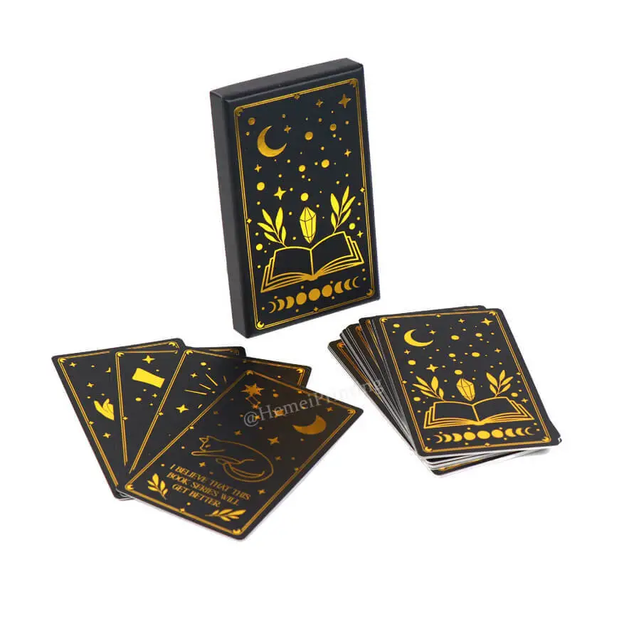 Custom Full Color Card Game Printing Foil Stamping Affirmation Cards 1