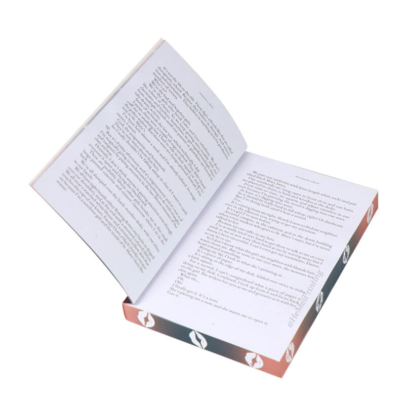China Book Printing Services: Perfect Binding Roman met Gespoten Randen 2