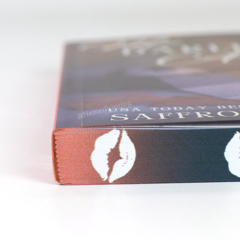 China Book Printing Services: Perfect Binding Roman met Gespoten Randen 5