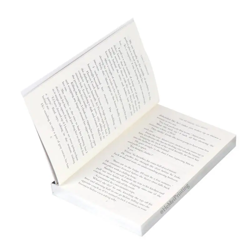 China Book Publisher Foiled Paperback Novel Book Printing with Sliver Edges 1