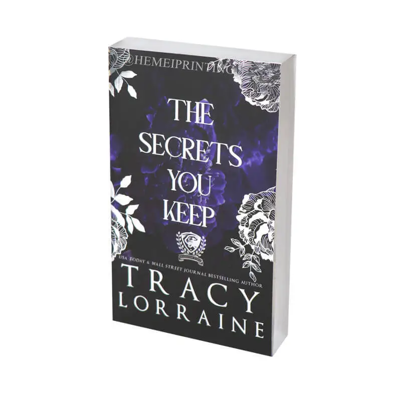 Custom Your Own Foiled Paperback Fiction Novel Printing with Sprayed Edges 1