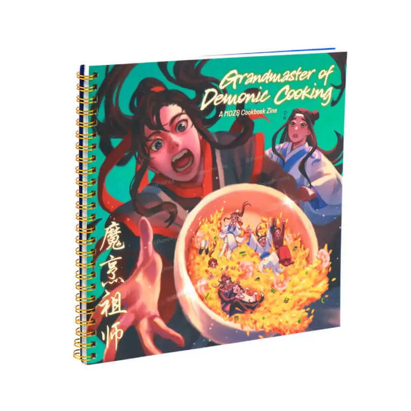 Make Your Own Personalized Recipe Book - Wire Cookbook Printing China 1