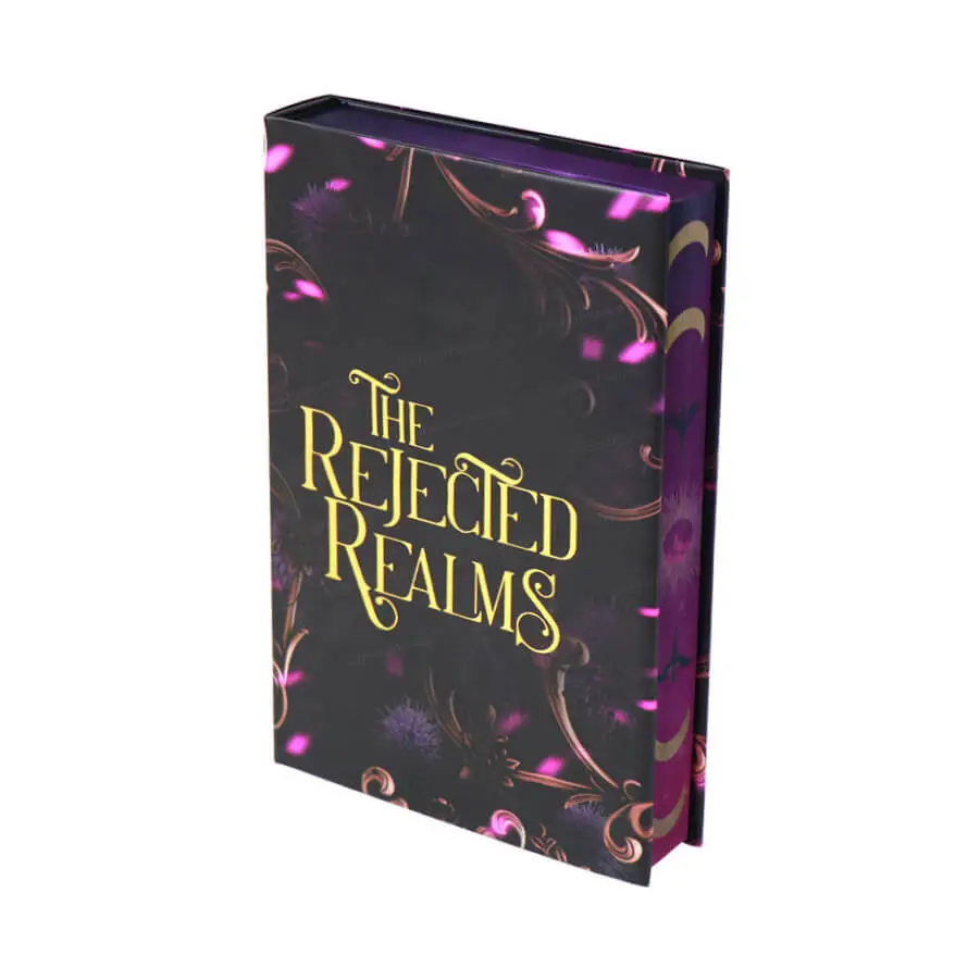 Printing Color Page White Text Hardcover Special Edition Book with Foiling and Sprayed Edges 1