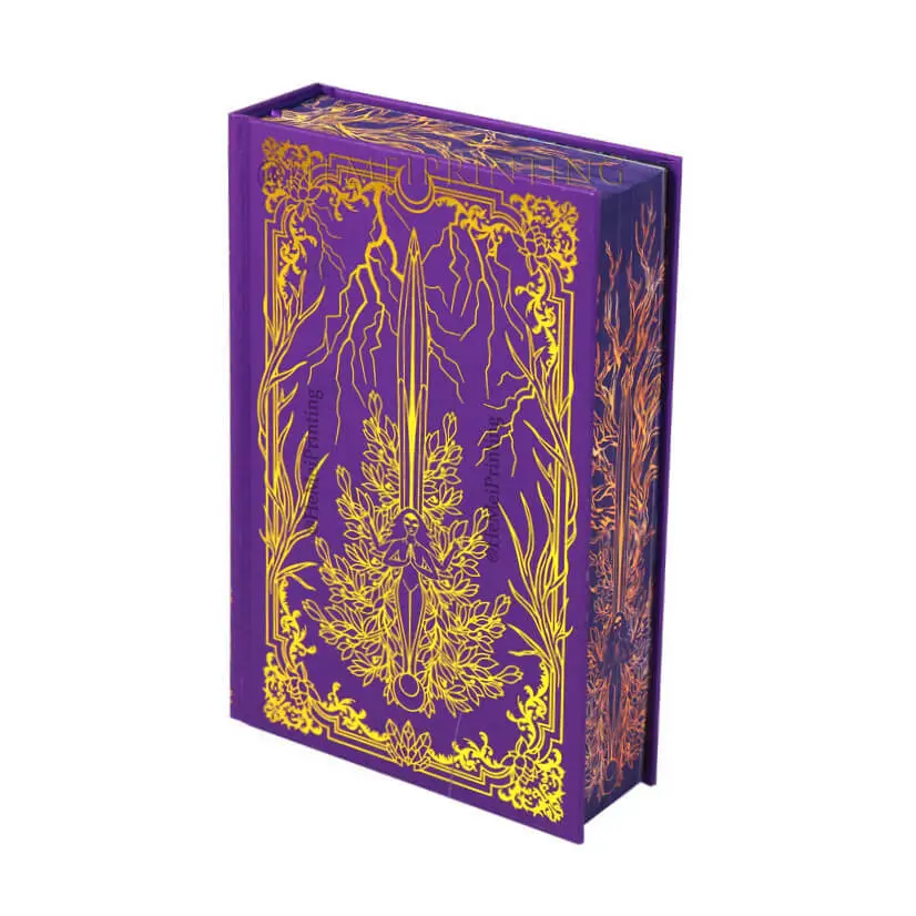 Publishing Hardback Novel With Foil On The Cover and Sprayed Edges 1
