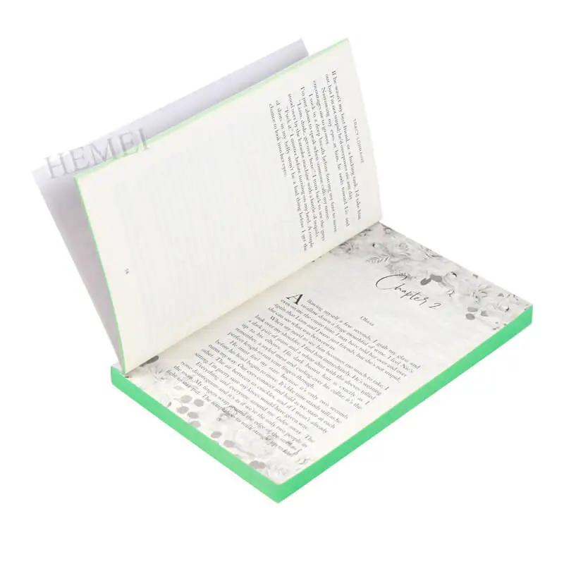 Premium Softcover Book Printing - Printing Sprayed Edge Fiction Novel 1