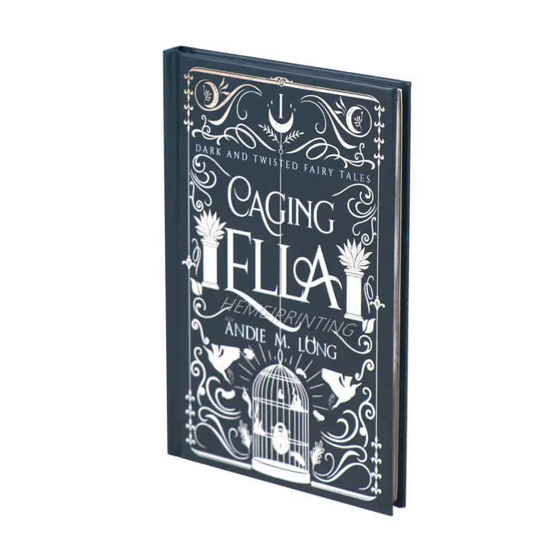 Custom Printing Special Edition Books with Sliver Sprayed Edges Hardcover 1