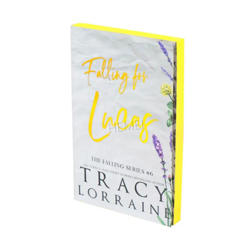 Book Factory Custom Soft Cover Books with Printed Book Color Edge 1