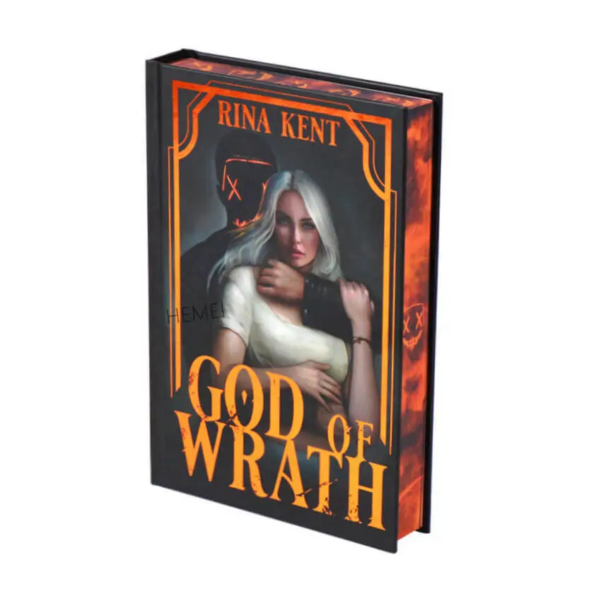 Book Factory Custom Hard Cover Sprayed Edges Fantasy Book Printing 1