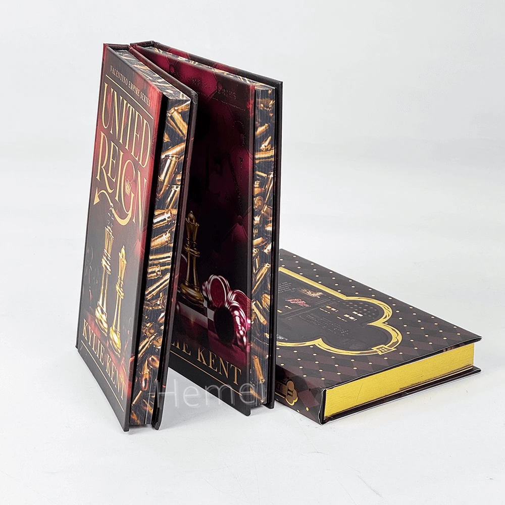 Custom Printed Special Edition Dark Romance Books with Gold Edge Gilding 1