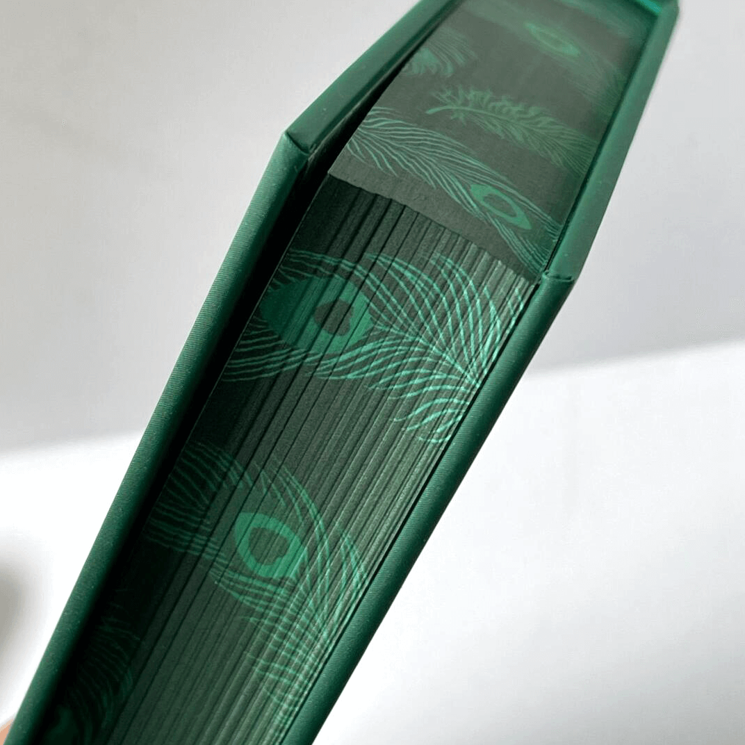 Stampa di libri di lusso con copertina rigida personalizzata e bordi spruzzati, edizione speciale di romanzi. 2