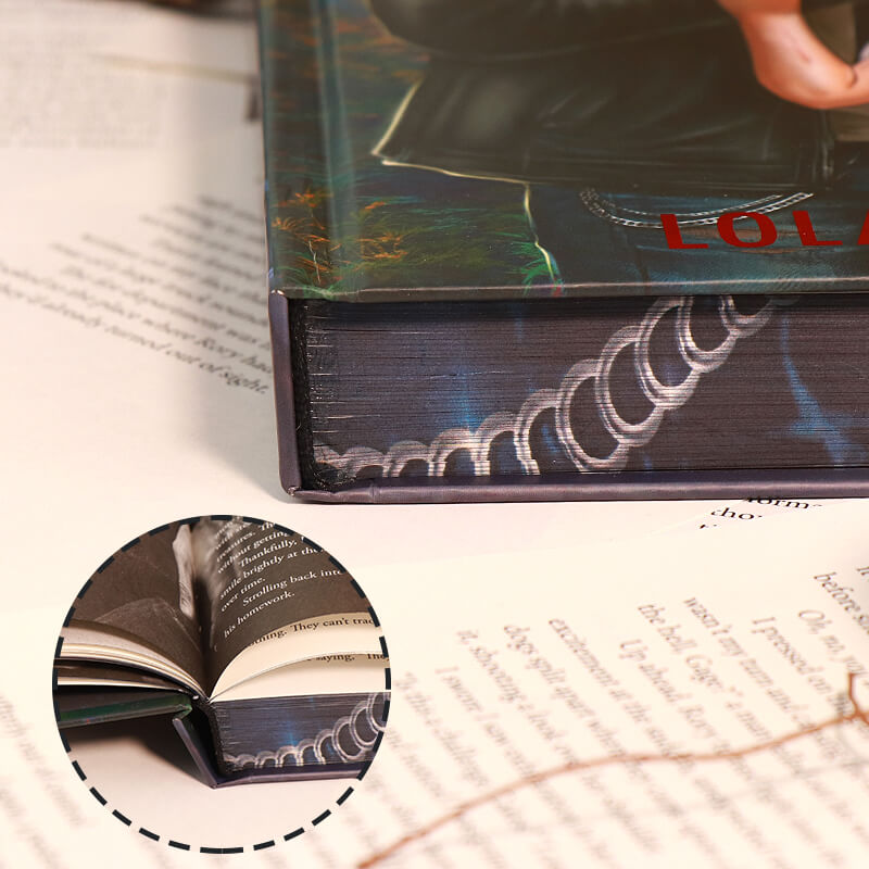 Serviços de impressão de livros com bordas pintadas personalizadas 5