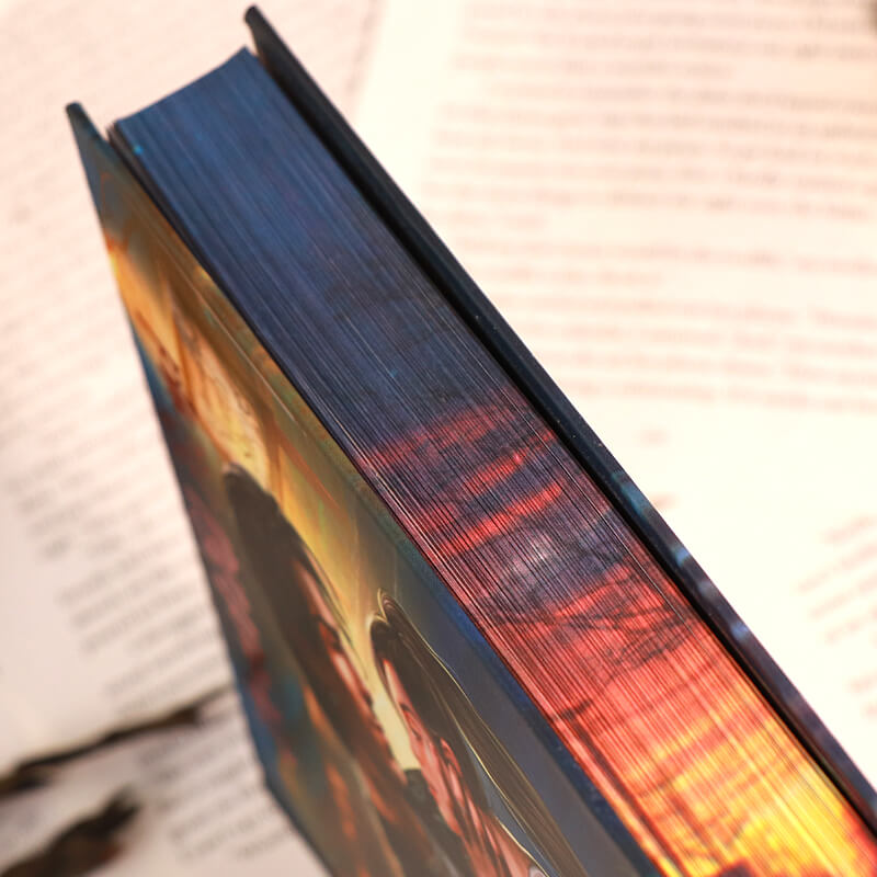 Serviços de impressão de livros com bordas pintadas personalizadas 6