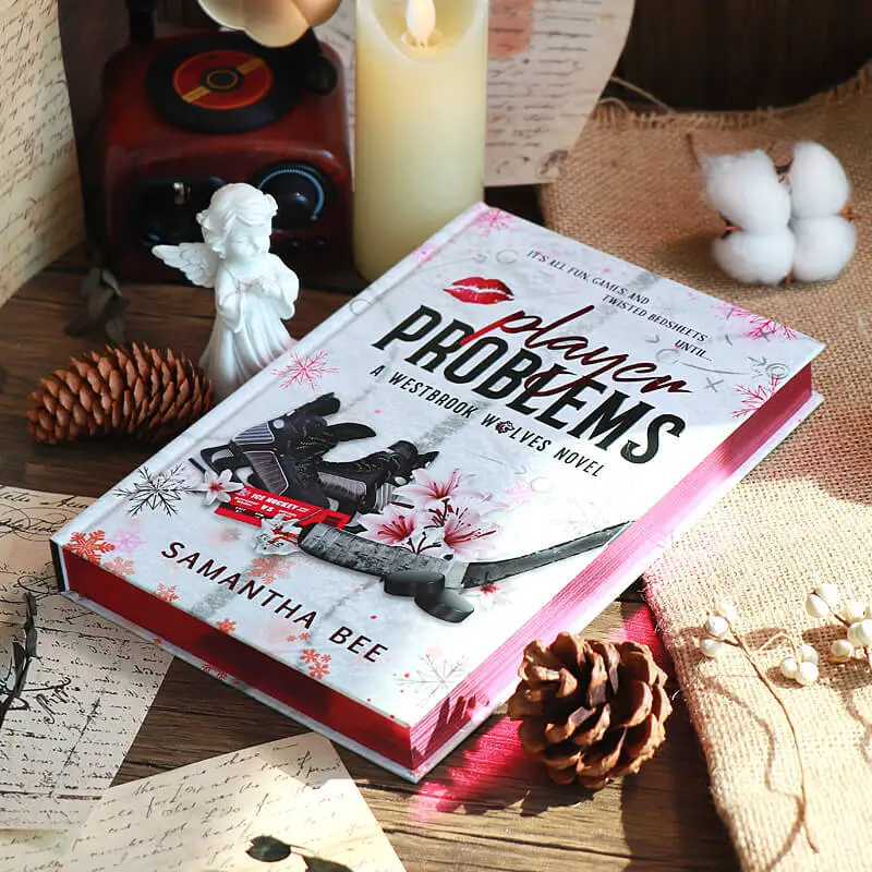 Custom Hardback Sprayed Edges Book Printing with Foil Stamping 1