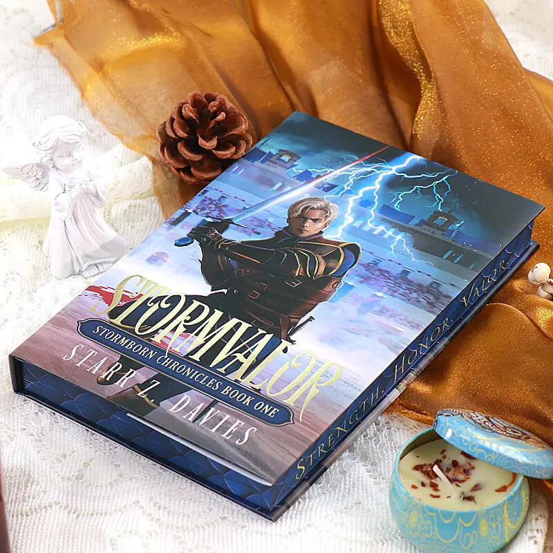 Custom Hardcover Special Edition Book Printing with Sprayed Edge 1