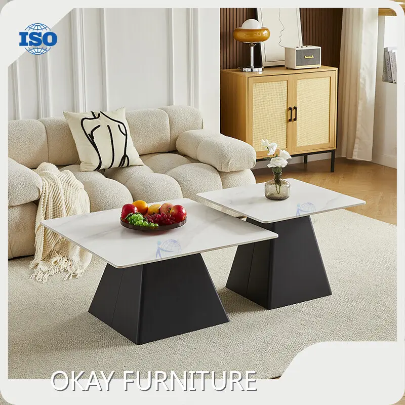 Round Glass Coffee Table CT-6050 Standard Packingsupplier 1