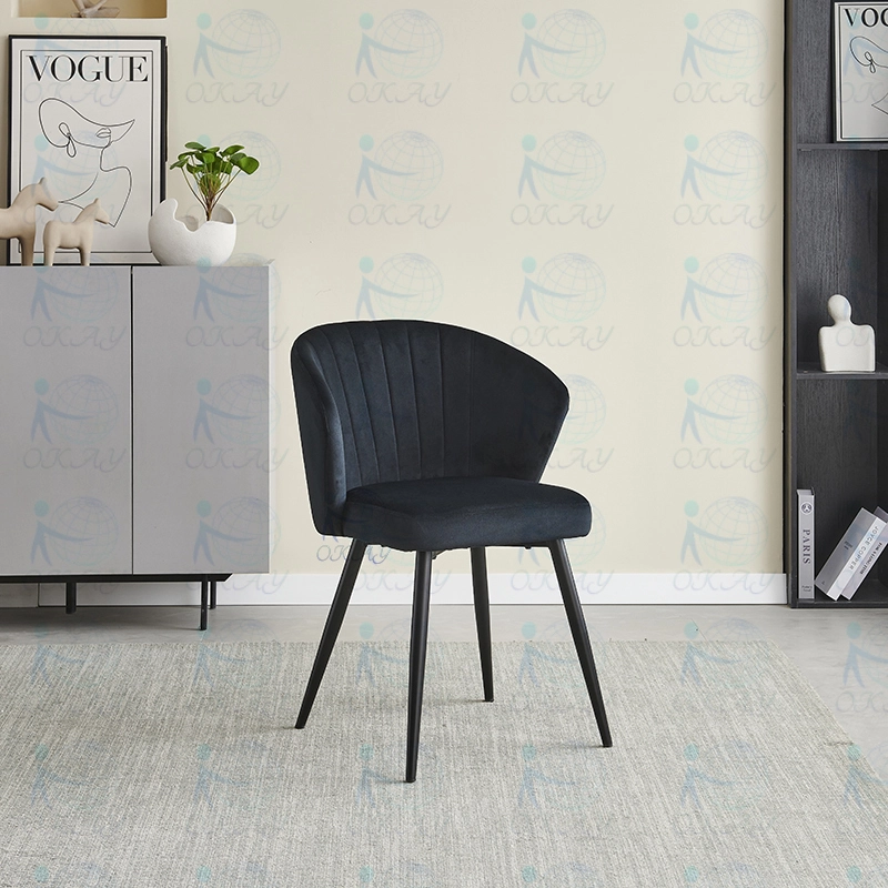 Modern style velvet armchair factory direct sales 1