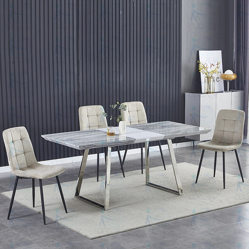 Mesa de comedor de moda - ambiente de comedor exquisito - hermosa y atmosférica 1