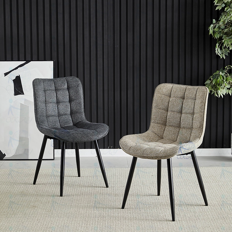 Chaise de salle à manger de luxe légère de style moderne au design unique 1