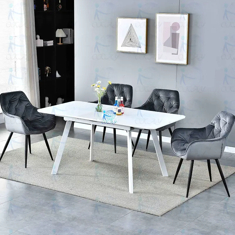 Professional Circle Glass Table for Home 2