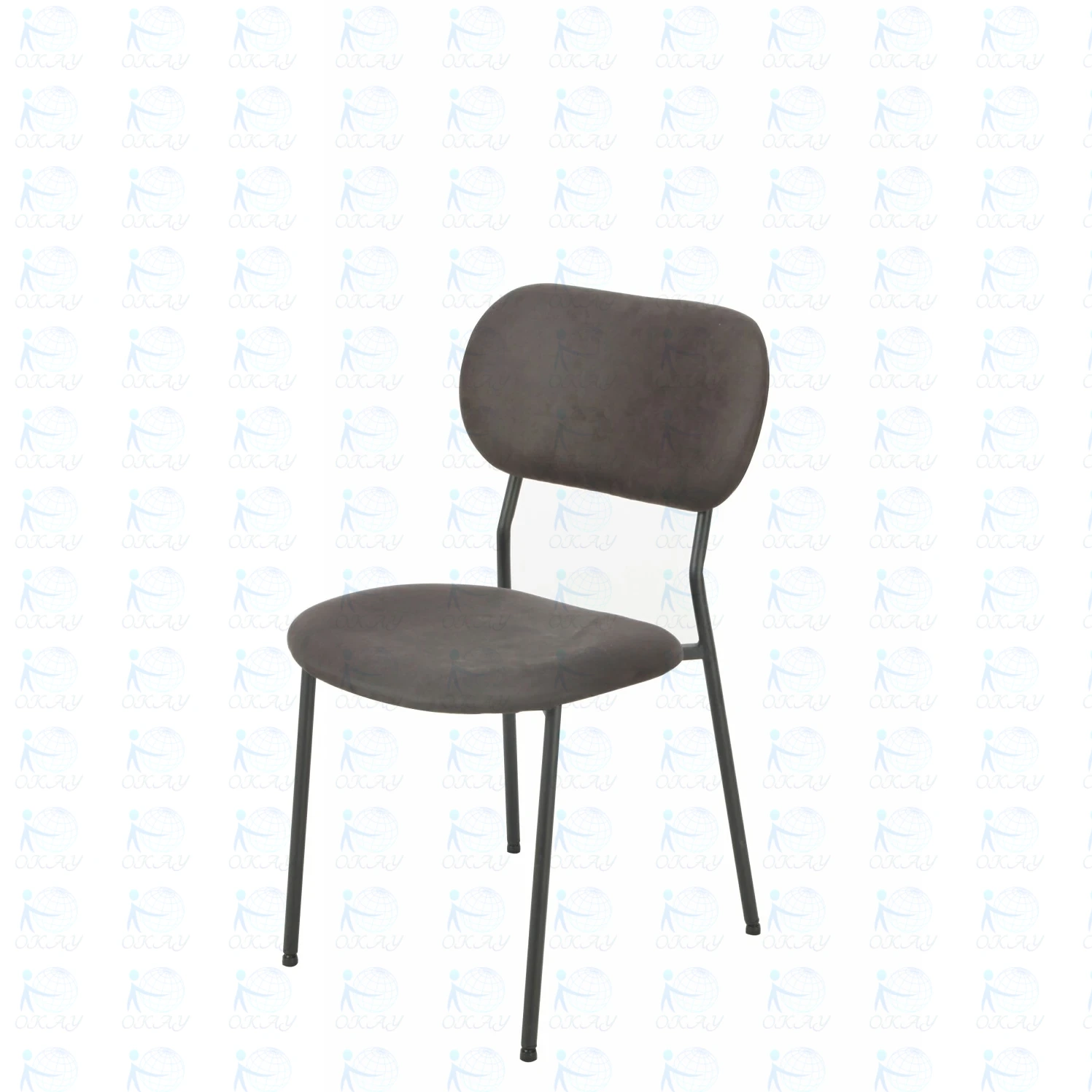 Chaise de salle à manger en velours moderne, vente en gros nordique pour la maison et le Restaurant 1