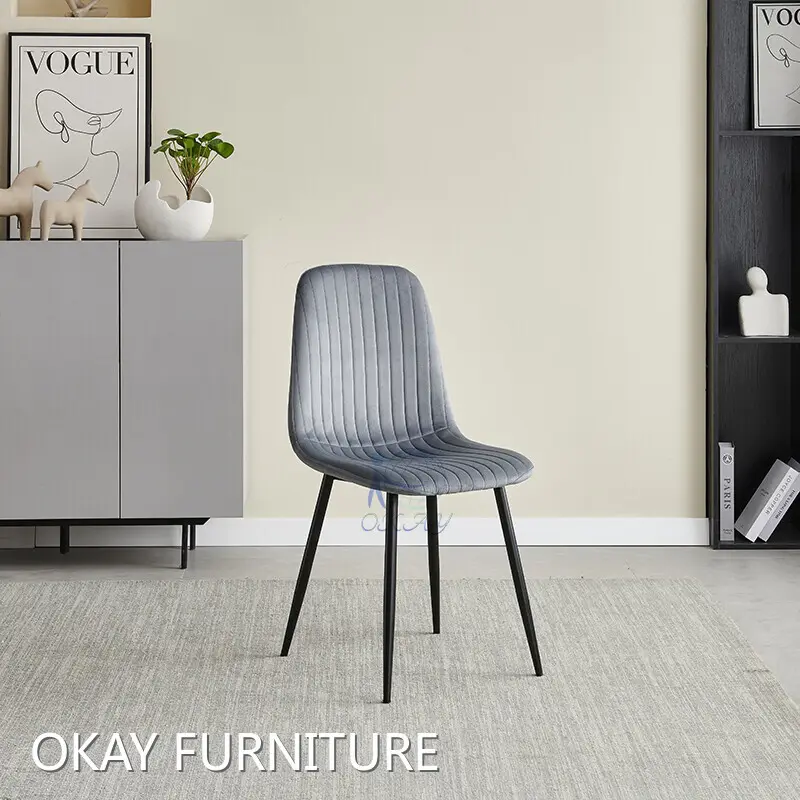 Velvet Wingback Chair for Home with Good Price 1