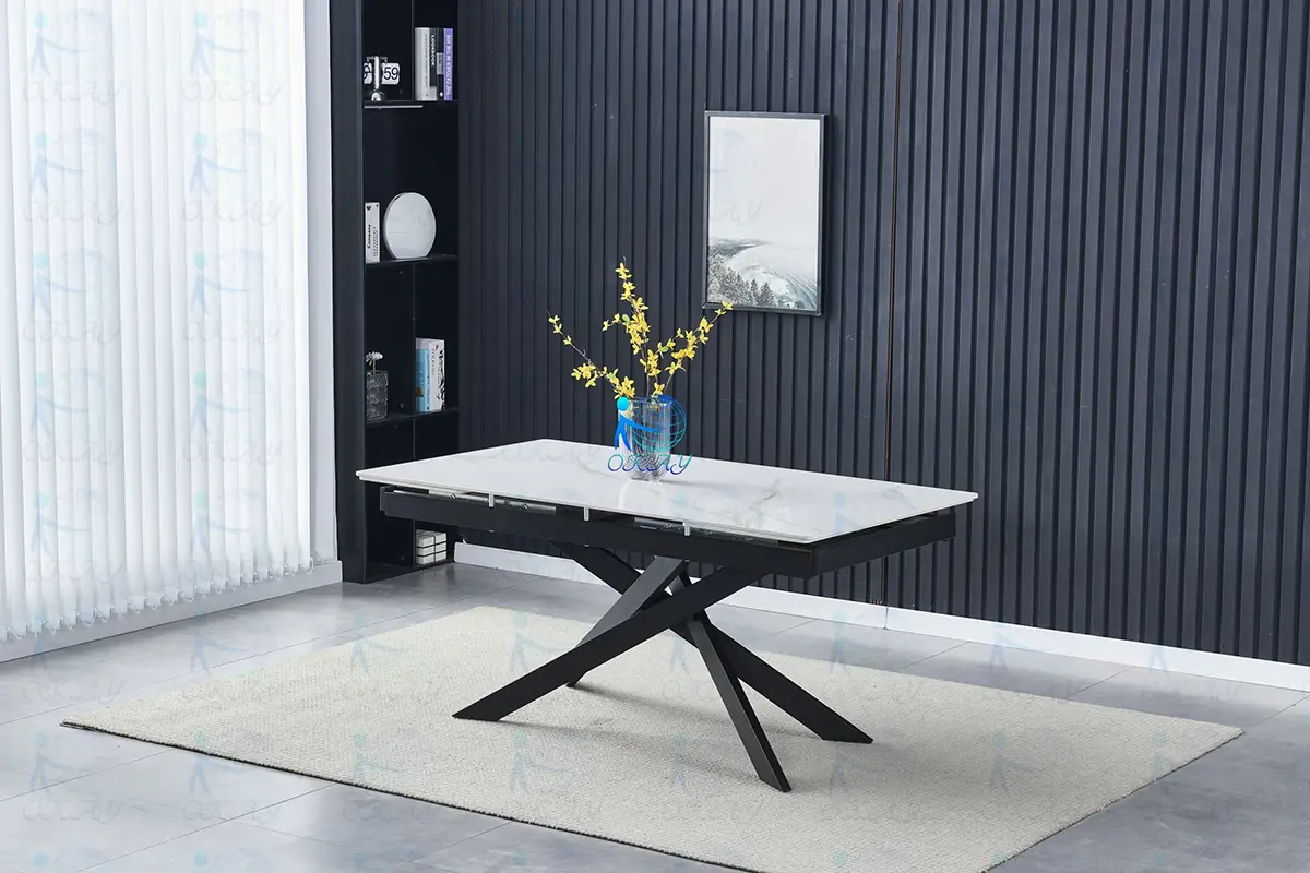 Okay Furniture Grey Ceramic Dining Table NO Grey Ceramic Dining Tablefactory Price 5