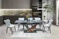 Black Ceramic Extending Dining Table Dining Room Furniture - for Home - Okay Furniture 2