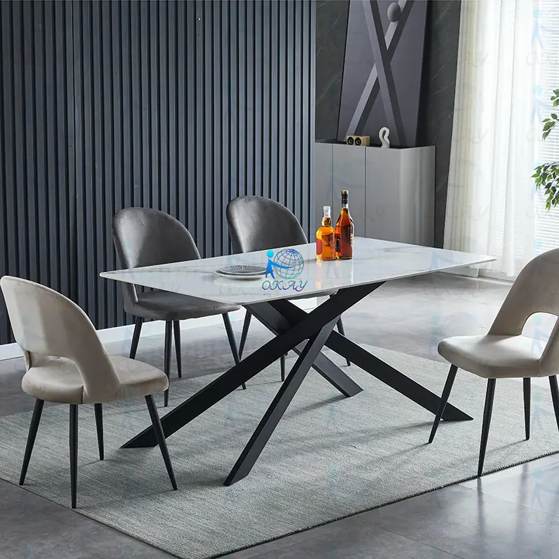 Okay Furniture Modern Ceramic Top Dining Table Modernfrom China 4