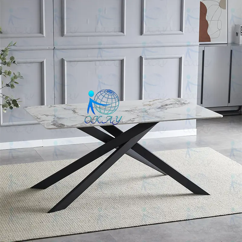 Okay Furniture Modern Ceramic Top Dining Table Modernfrom China 3