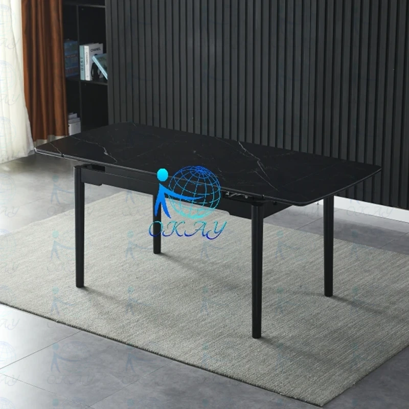 正方形の木製ダイニングテーブル、高品質のモダンなテーブル、お買い得品 1