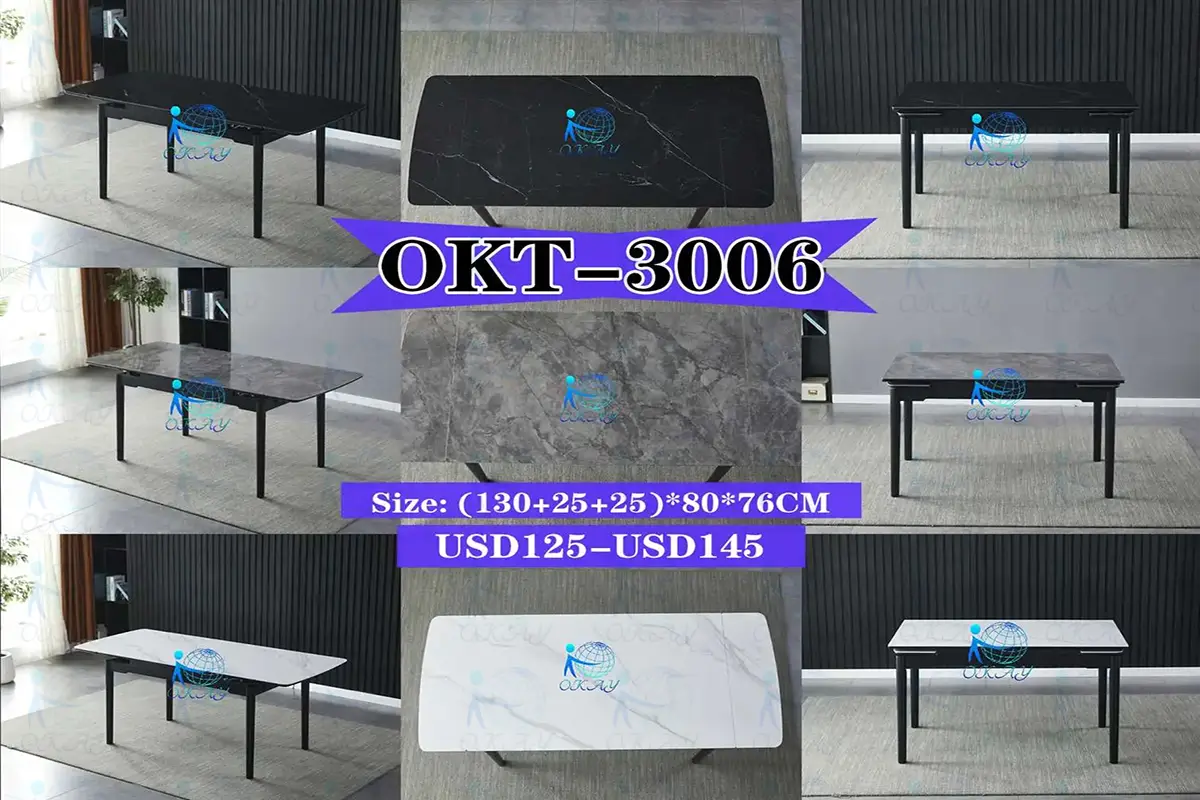 Qualityround Dining Table for Office Modern DINING TABLE 4