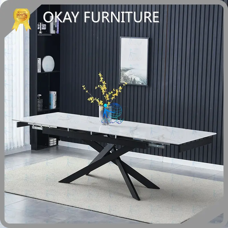 Okay Furniture Grey Ceramic Dining Table NO Grey Ceramic Dining Tablefactory Price 1