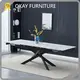 Okay Furniture Grey Ceramic Dining Table NO Grey Ceramic Dining Tablefactory Price 1