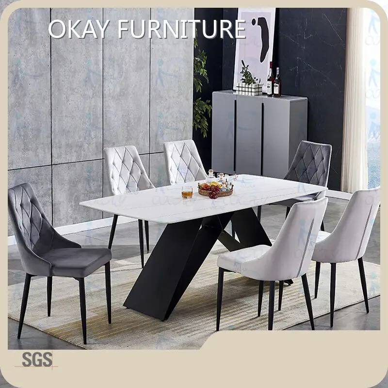 For Indoor Round Dining Table Metal by Okay Furniture 1