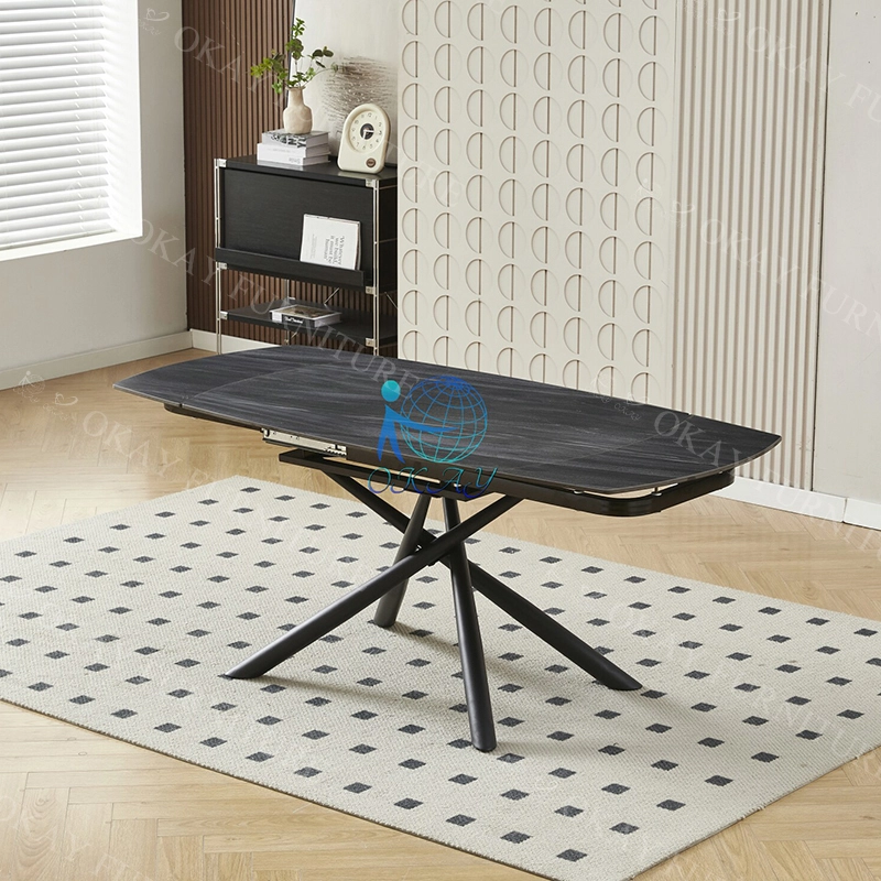 Mesa de porcelana artística Natural Inspiration | Transforma-se perfeitamente para acomodar 6 a 8 pessoas 1