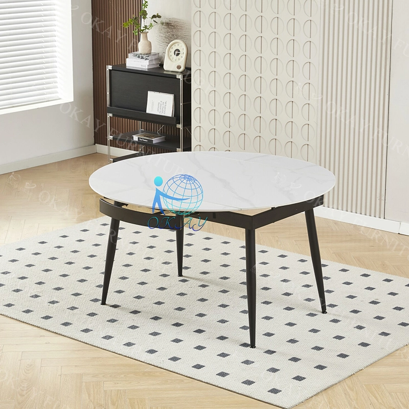 Round Table | Where Timeless Marble Elegance Meets Modern Industrial Chic 1