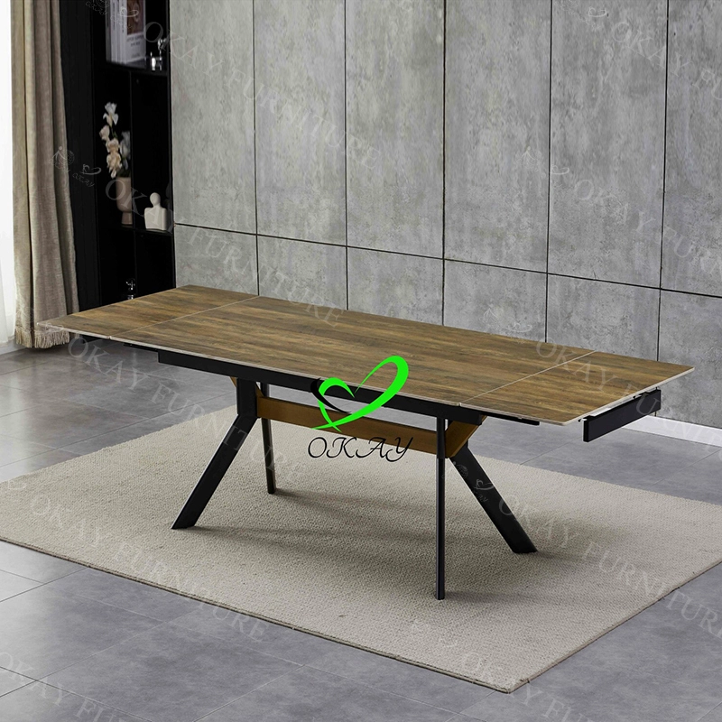 Dining Room Studio Event | Encounter of Dynamic Art and Wood Grain Rock Board, Enjoying 6-8 Seating Guests 1