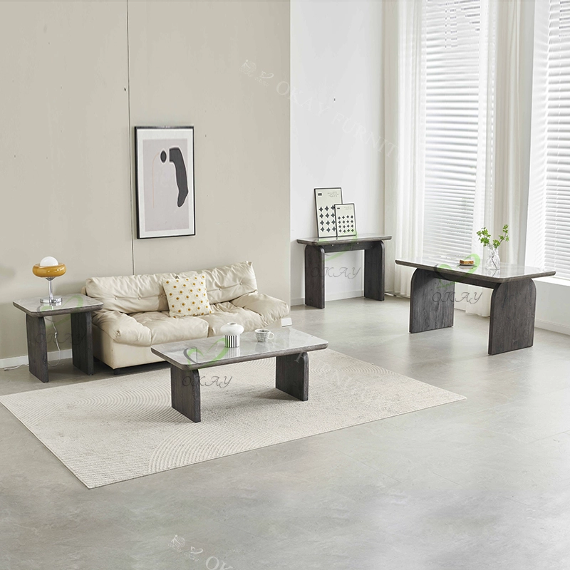 Aura Slate Collection | Minimalist Harmony in Dark Grey & Micro-Topped 1