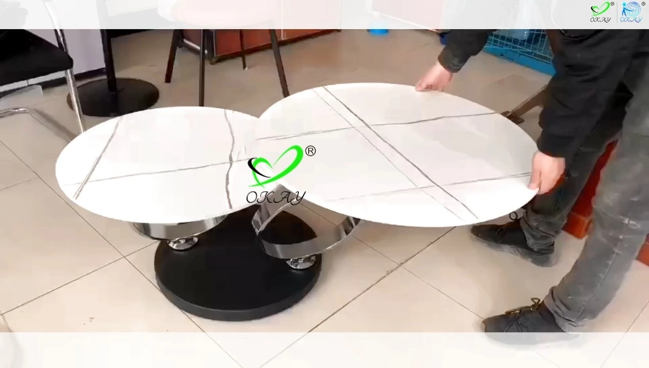 Design interativo dinâmico · Estrutura circular de dois níveis · Ponto focal de espaços modernos, luminosos e luxuosos 1