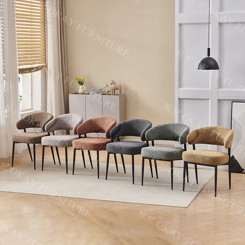 Colección de sillas de comedor "Enfold" | Asientos envolventes de diseño artístico moderno 1