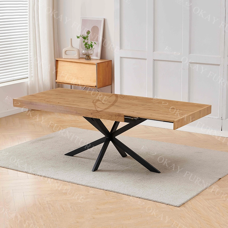 Italian light luxury X-shaped base, with two tabletop options-1776240105917328 1