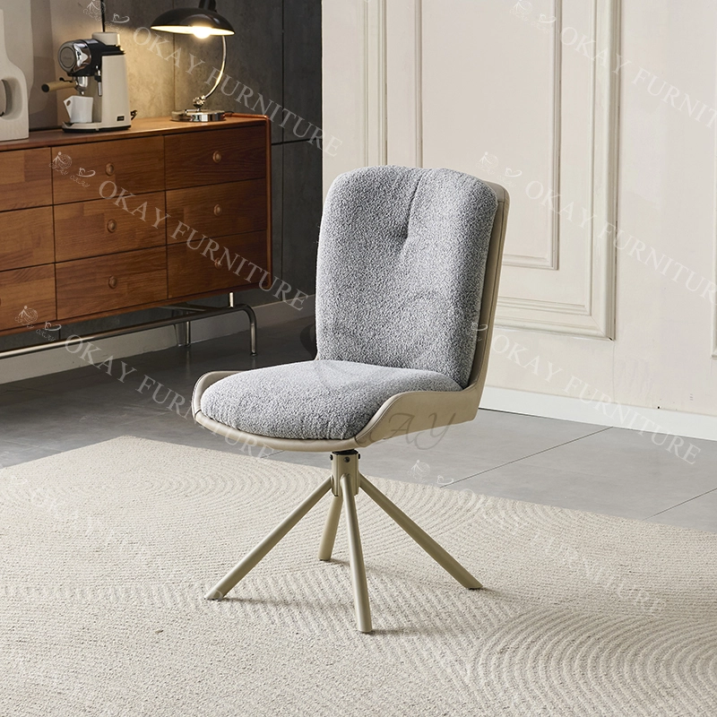 Light gray / off-white, light beige metal base – one chair, endless uses. The healing cream style 1