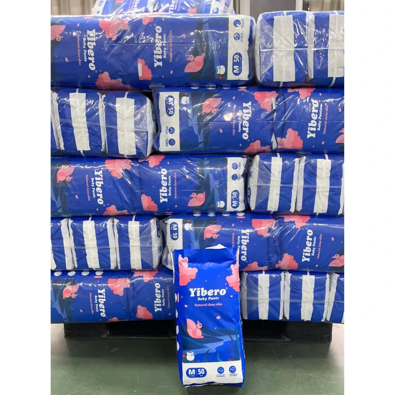 Jiayue Own Brand Yibero High Quality Baby Diaper Pants Stocklots Disposable Baby Nappy Manufacturer Bulk Baby Diapers Wholesale 1