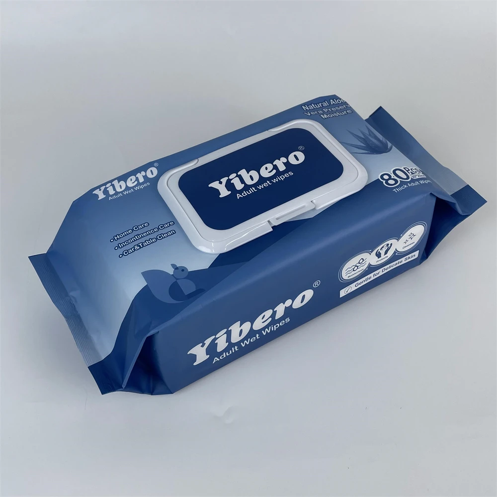 Feminine Wet Wipe For Sensitive Skin Biodegradable Adult Flushable 80pcs Wet Wipes 1