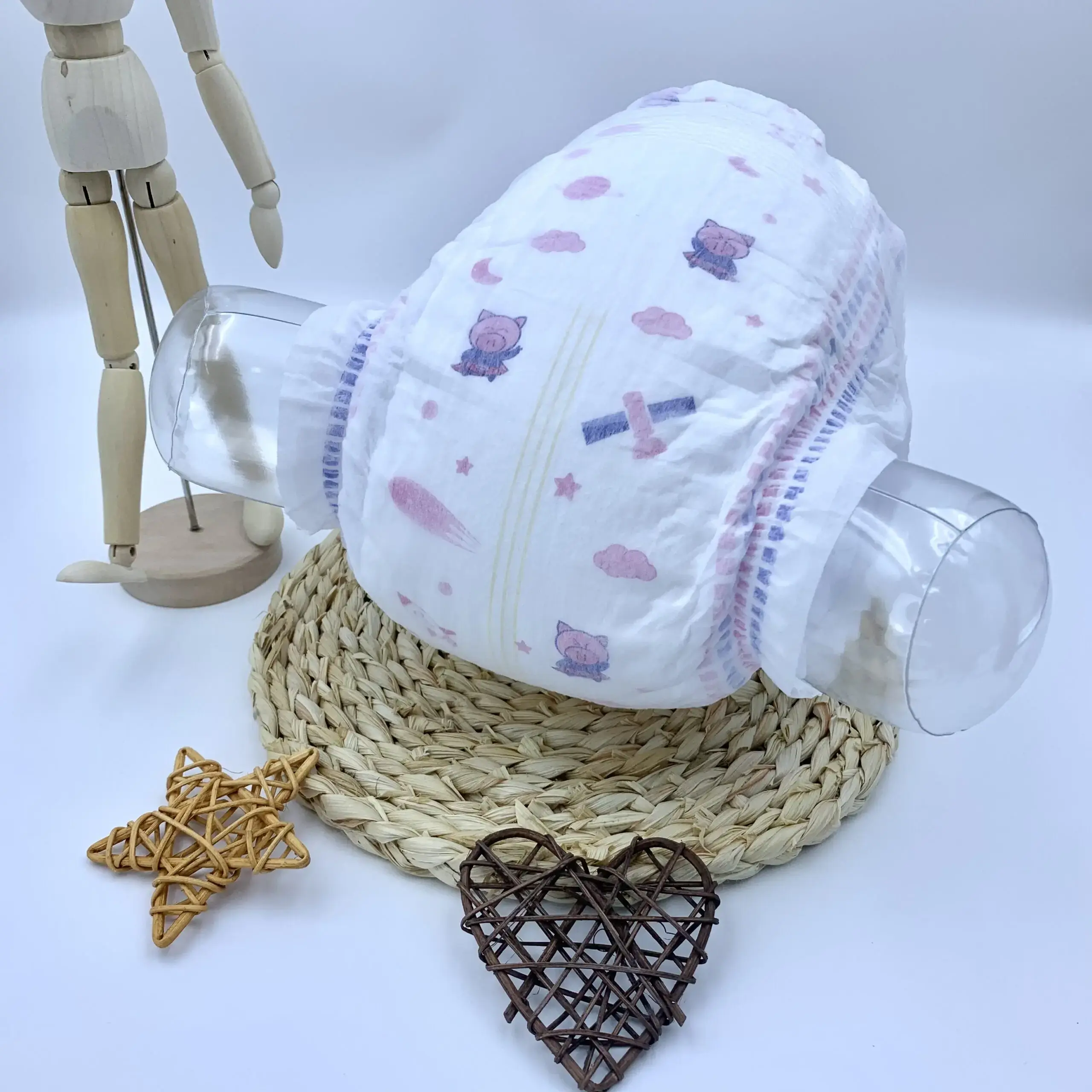 Baby Diapers Wholesale Non Woven Fabric with Leaking Proof by JIAYUE 2