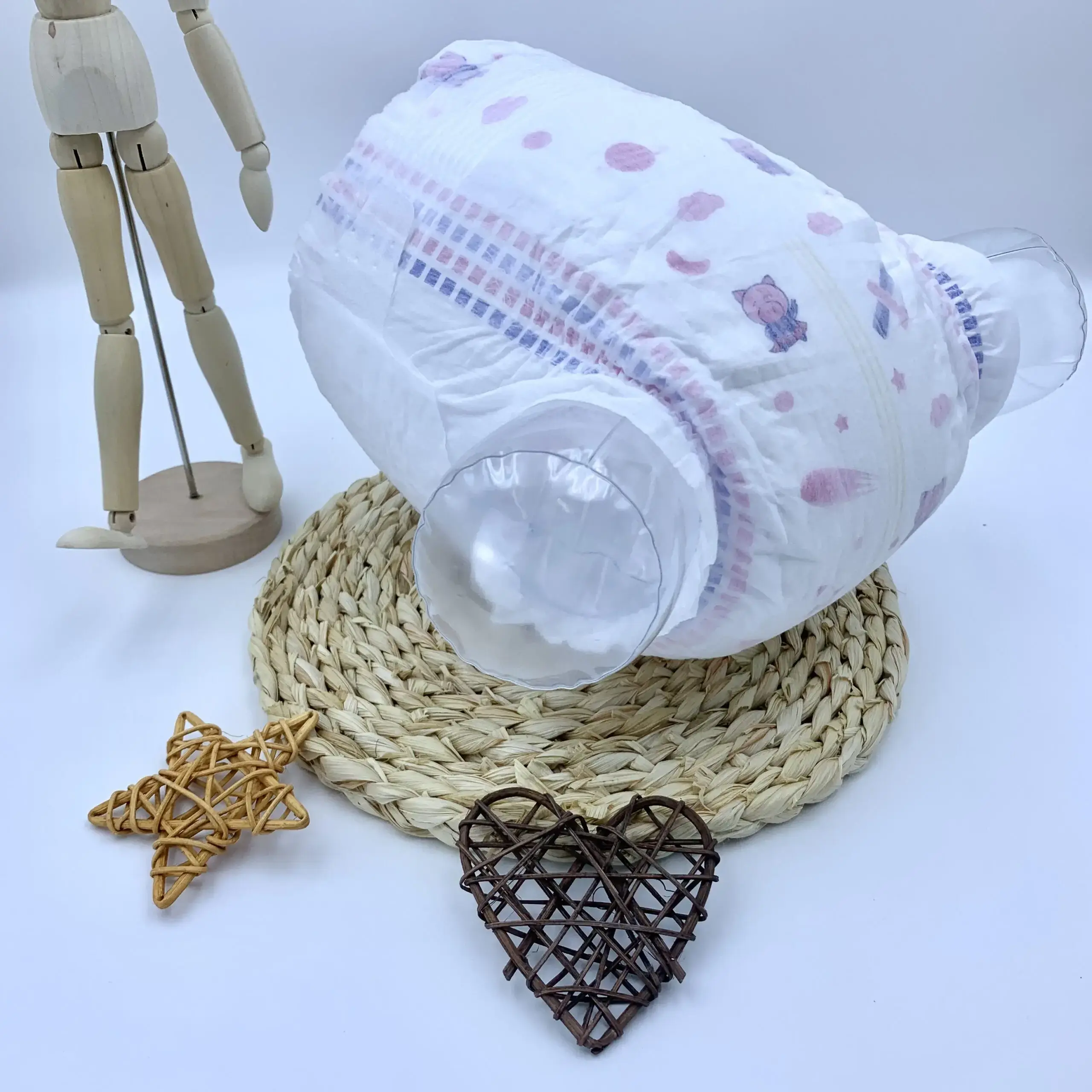 Baby Diapers Wholesale Non Woven Fabric with Leaking Proof by JIAYUE 5