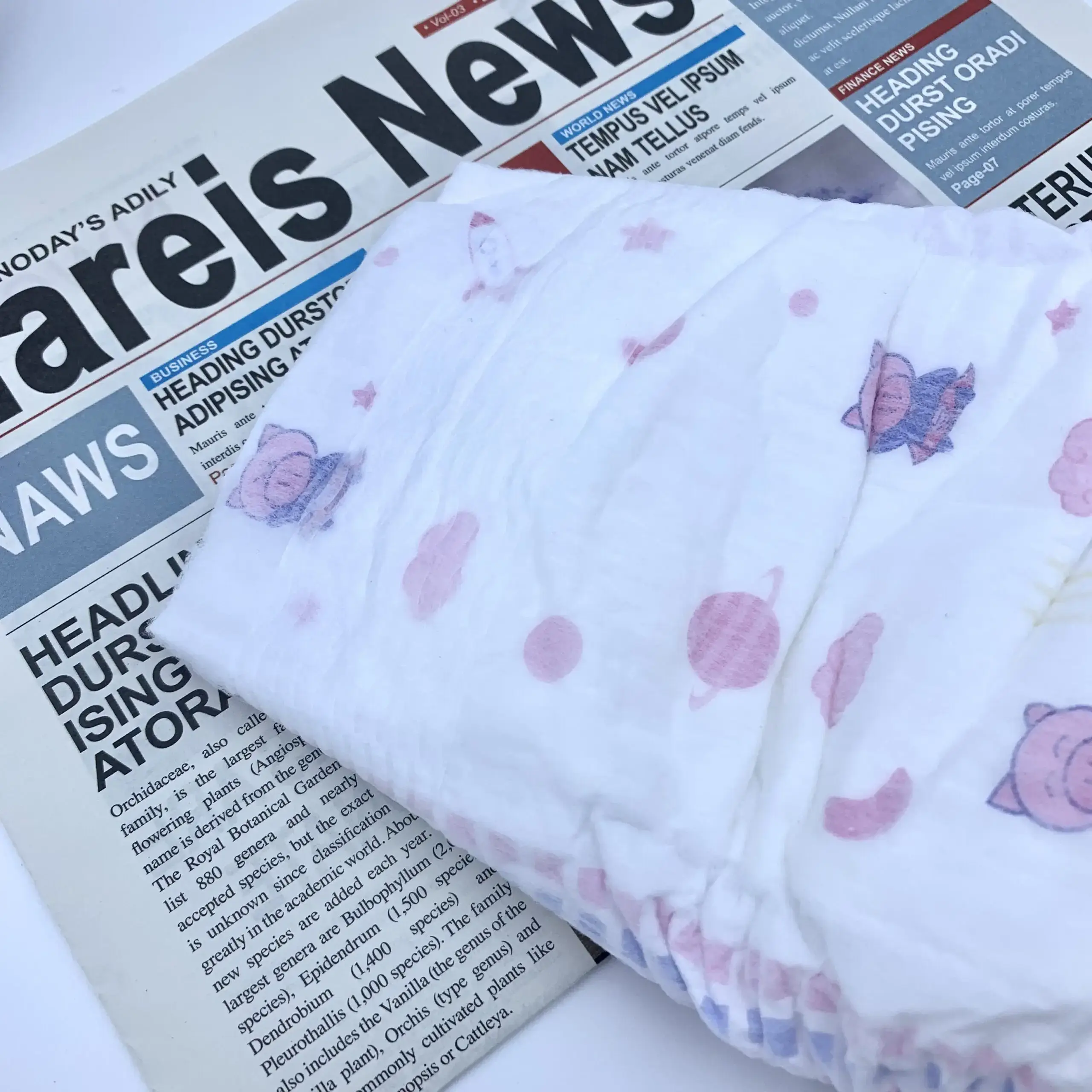 Baby Diapers Wholesale Non Woven Fabric with Leaking Proof by JIAYUE 6