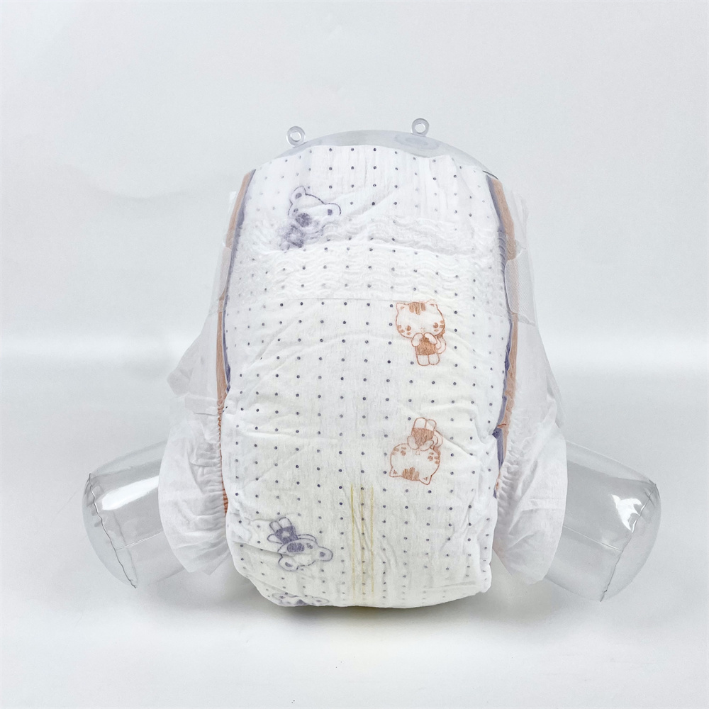 Venta al por mayor de pañales orgánicos para recién nacidos de primera calidad, marca personalizada, suave &, pañal de absorción transpirable para bebés 2