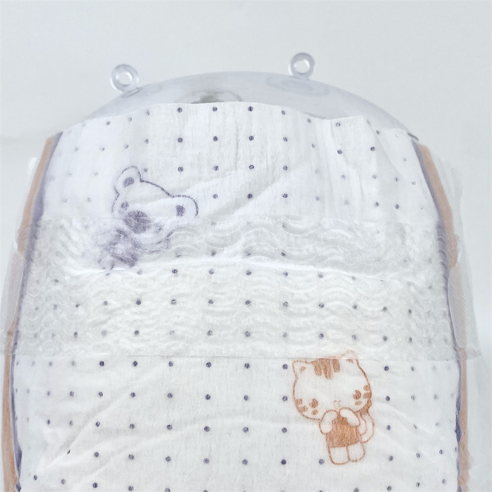 Venta al por mayor de pañales orgánicos para recién nacidos de primera calidad, marca personalizada, suave &, pañal de absorción transpirable para bebés 5