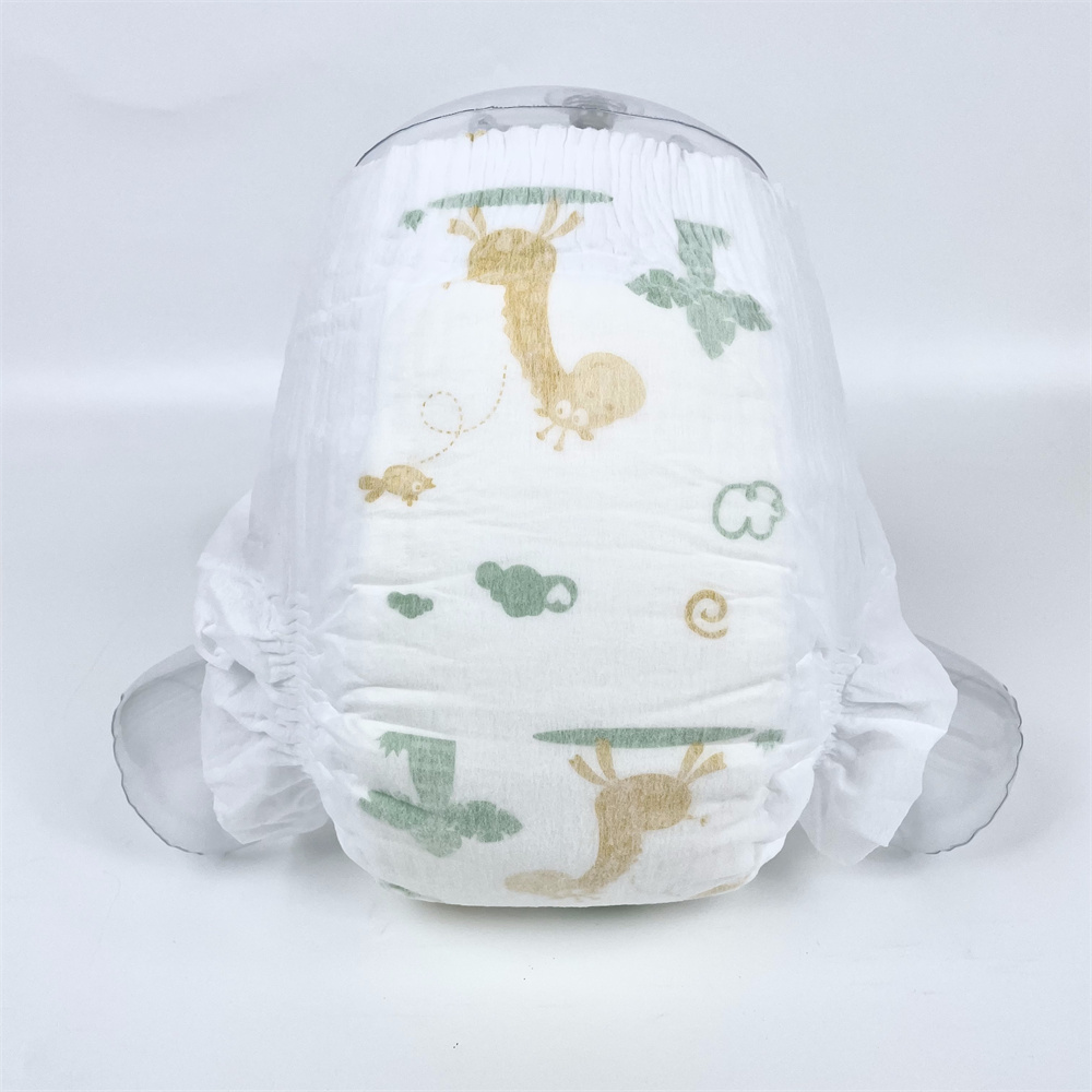 Factory Direct Customizable Chinese Brand Disposable Baby Diapers Elastic Waistband Pure Cotton Breathable Newborn Baby Diapers 2